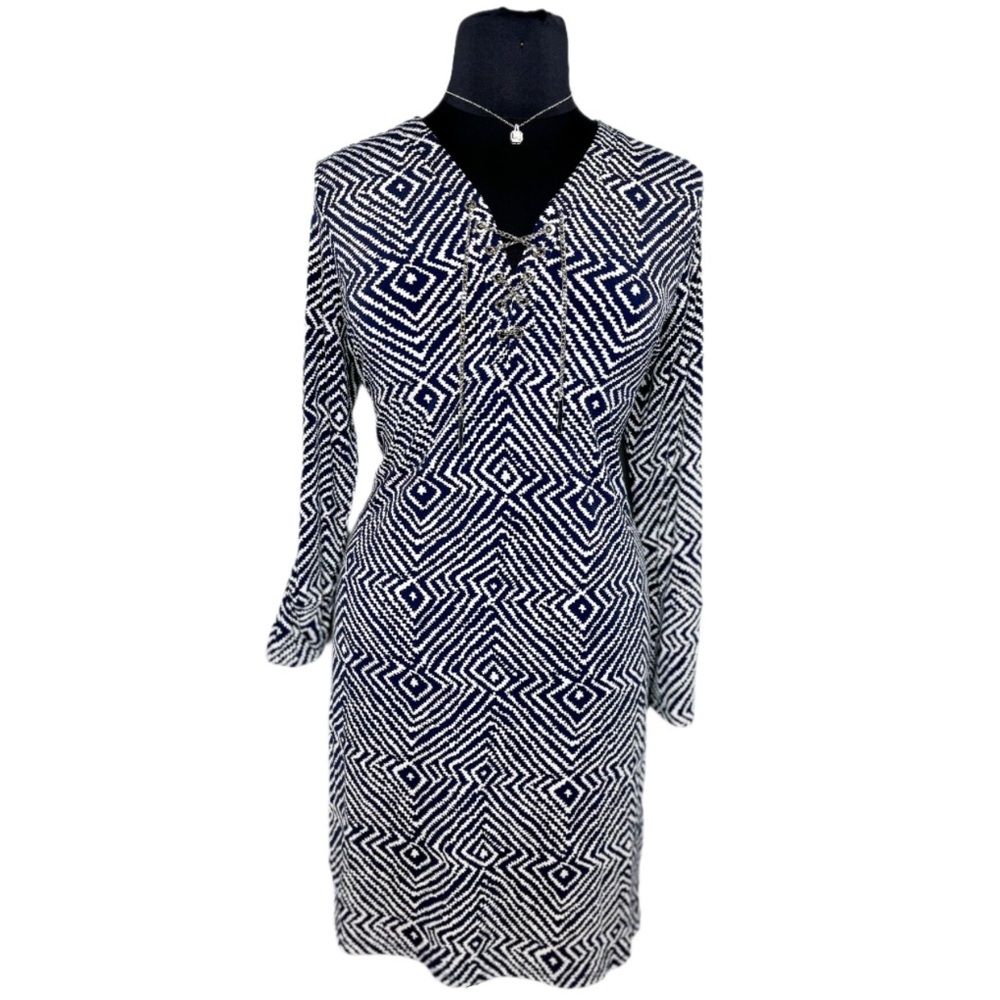Michael Kors Navy/White Dress, 1X